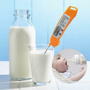 Digital LCD Food Kitchen Oven Cooking Meat BBQ Grill Thermometer(Orange) A