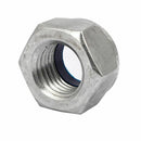 25pcs M8x1.25mm 304 Stainless Steel lock Nylon Insert Hex Lock Nuts R6M4