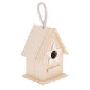 Wooden Little Birds Wood Nesting House Nest Home Pet Supply Accessories