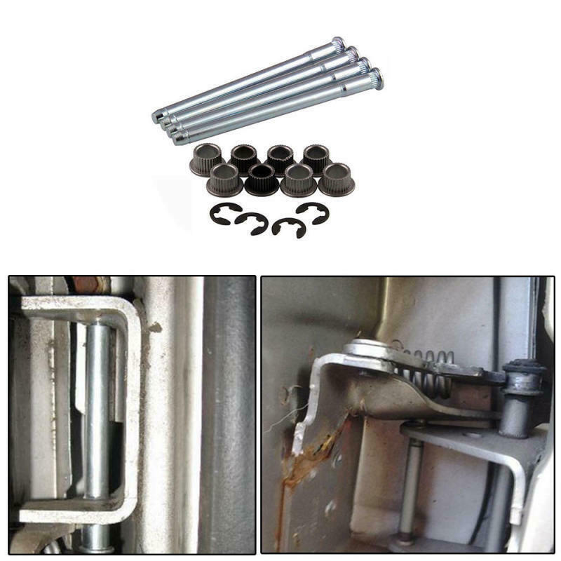 1 Set Door Hinge Pins Pin Bushing Sleeve Repair Kit For Ford F150 F250 F350 CCH