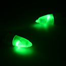 Outdoor Night Fishing Accessory Rod Tip LED Light Fish Bite Double Alarm Bell ^