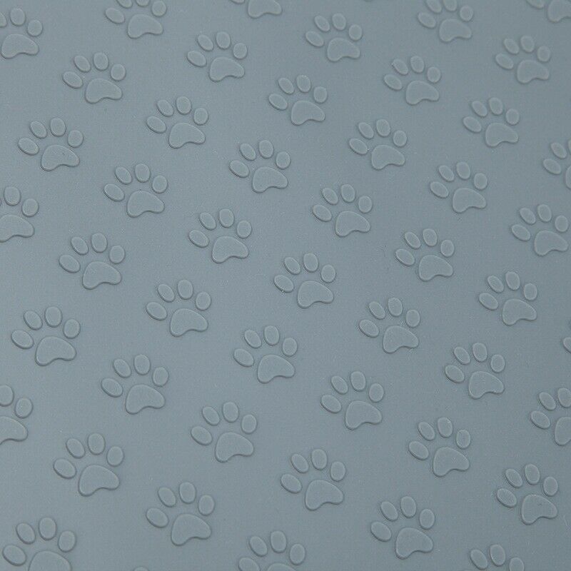 Silicone Pet Feeding Mat - Waterproof, Splash Proof Placemat Raised Edges - Y5Z6