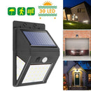 Solar Lights Outdoor Motion Sensor Separable Waterproof Garden Lamp (30LED) A