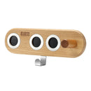 Bubm Teak Solid Wood Wall-Mounted Hair Dryer Stand Bracket For Dyson Supers