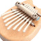 Mini 8 Keys Kalimba Mahogany Thumb Piano w/ Lanyard Percussion Instrument