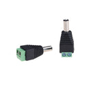 10 Pcs 2.1 x 5.5mm DC Power Male Plug Jack Adapter Connector Plug S ^i