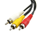 Audio Video cable RCA (phono) Y splitter male to 2 female Y Adapter cord Pa