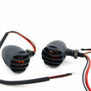 2Pcs Motorcycle Turn Signal Light Indicator Metal Retro Fence Locomotive Tu