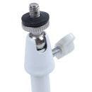 White Metal Adjustable Angle Wall Mounted CCTV Camera Holder Bracket