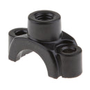Black 22mm Handlebar Rearview Mirror Bracket Clamp Adapter Holders B+C