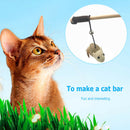 Pet Cat Teaser Interactive Toys for Kitten Sisal Feather Wood Catcher Wand A