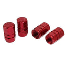 4x Red Bike Wheel Tyre Tire Valve Stem Air Dust Cover Screw Cap Auto Truck Q1L9