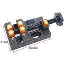 Mini Drill Press Small Vise Clamp Table Bench for Crafts Jewerly DIY Carving Bed