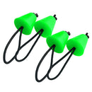 Set 4 Durable Green Rubber Universal Kayak Scupper Plugs Drain Holes Stopper