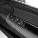 Right Front Window Switch Door Handle Cover for BMW X5 E70 X6 E71 (Black) A