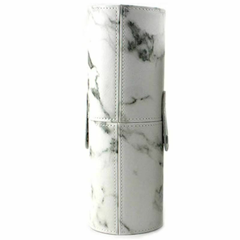 Marble Pattern Portable Makeup Brush Holder Cosmetics Make Up Cup Storage O M9N3