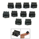 10Pcs Durable Auto Car Truck Boat Round Rocker ON/OFF SPST Switches 12V 16A