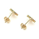 1 Pair Women Star colorful diamond stud earrings Jewelry Ear Stud Fashion