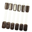 6Pcs Baby Kid Child Safety Lock Proof Cabinet Drawer Fridge Cupboard Door
