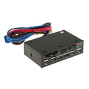 5.25 Inch Front Panel Multi-Function USB3.0 Hub, All-in-one Card Reader Support
