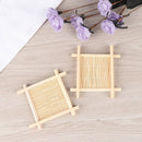 Wooden Bamboo Soap Dish Tray Holder Storage Soap Rack Plate Box Containelj