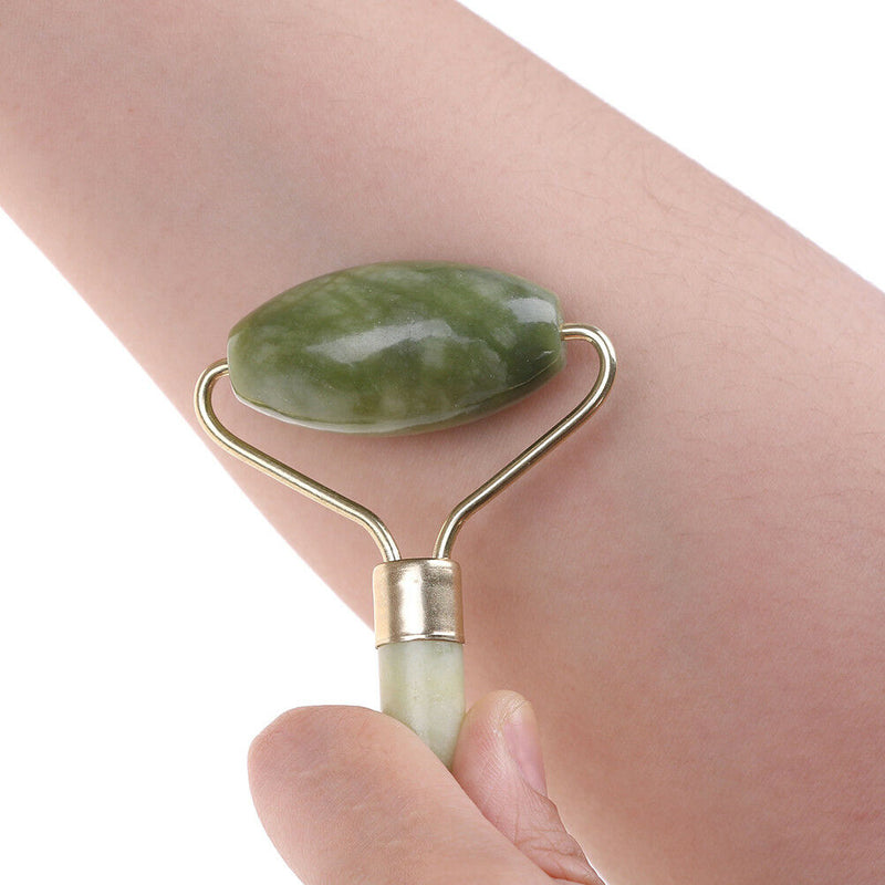 Natural guasha facial jade roller face thin+body gua sha board massager tool  BX