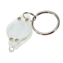 1pcs Mini White Flashlight Key chain LED Light Lamp Key Ring