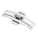 Watch Butterfly Buckle Stainless Steel Clasp for Wristwatch Straps 21mm