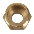4Pcs 1/2 inch BSP to 1/4 inch BSP Male Thread Brass Pipe Hex Nipple Fitting N2Y5