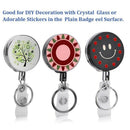 Badge Holder Reel Clip Retractable, 3 Pcs Heavy Duty Retractable Badge Reel