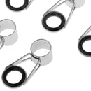 5pcs Stainless Steel Ceramic Fishing Rod Guide Set Rod Top Tip Rod Building