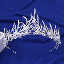 Fashion Flame Crown Headdress Crystal Crown Rhinestone Bridal Hair Accessor