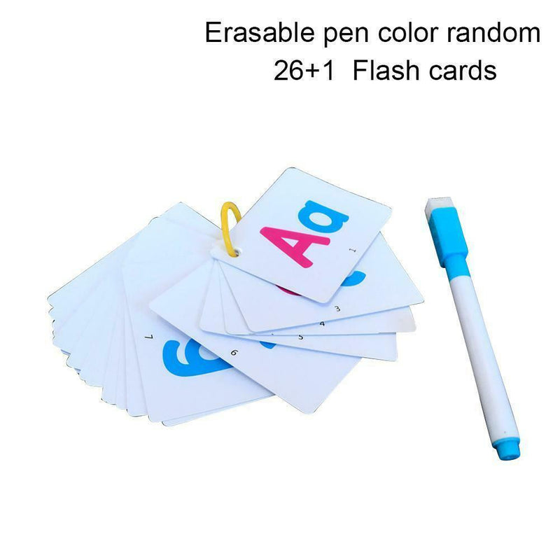 Alphabet Cards A-Z Kids Toddlers Preschool Early Learning Resource Sen New