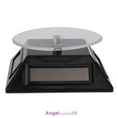Solar Showcase 360 Turntable Rotating Jewelry Watch Ring Display Stand 037