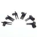 6Pcs Mini Animal Fork Fruit Picks Cute Cartoon Cat  Fork Bento Lunch Box Deco 3C
