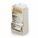 Shielded RJ45 Connector CAT5E CAT6 Crimp Ethernet Connector STP 8P8C Modula