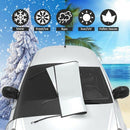 Universal Car Windshield Snow Cover, 81 x 59 Inch Windshield Frost Cover wi