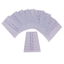 10 Plastic Paper Ruler For Bangle Bracelet Inside Diameter Measurement Tool -