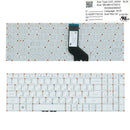 Russian laptop keyboard for Acer Aspire E5-772 V3-574G White Replacement