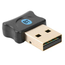 USB Bluetooth Dongle Adapter Bluetooth Audio Receiver for Win 8 10 (Black)