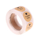 500 thank you with heart stickers seals scrapbook diy craft wedding favours3C