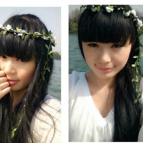 Bohemian Style Festival Wedding Bride Headdress Flower Garland Headbands #gib