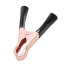 2 Pair Copper Plated Insulated Car Battery Clips Alligator Clamps 50A Red B C4T7