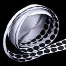 500pcs Round Coins Dots Self Adhesive Coins  Sticky Fastener Black