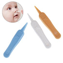 2Pcs Baby plastic safety care ear nose navel cleaning tweezers forceps cleane 3c