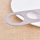 1PCS Easy Clearing Pasta Ruler Measuring Stainless Steel Measurer Cooking To Gw
