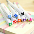 8PCS/Set Cute Korean Stationery Watercolor Pen Gel Pens Set Color Kandelia Pro