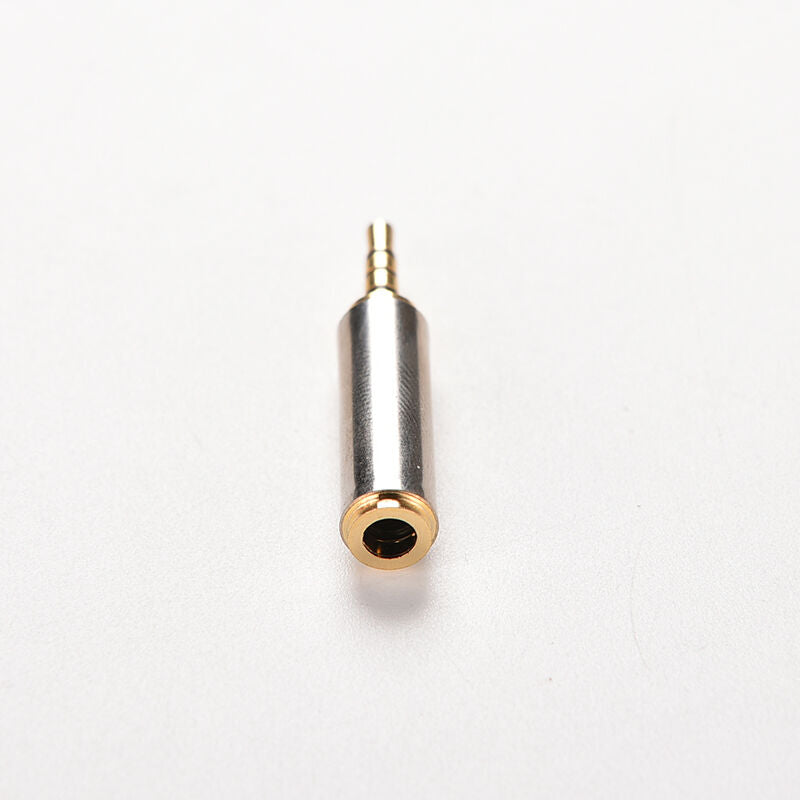 2.5mm Male to 3.5mm Female Stereo Mic Audio Earphone Jack Adapter ConverterPLC.