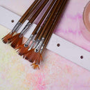 9 pcs/set Artmaster Artists Fan Brush Small, Medium U2 O Large Watercolour, V8E7
