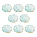 8x Natural Agate Slices Polished Agate Slices Hanging Coasters